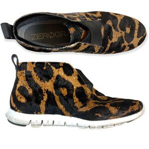 -Cole Haan Zero Grand Leopard Calf Hair Sneakers